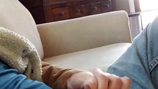 Caught jacking off while getting haircut