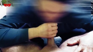 Mi spompina, mi sega ed ingoia la mia sborra