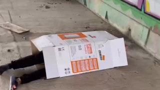 Le rompo el culo a vagabundo callejero 