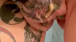 GMilf has extra lotion after a shower