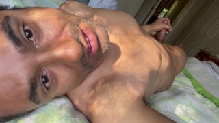 Holding the camera so you can watch while I masturbate