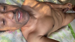 Holding the camera so you can watch while I masturbate