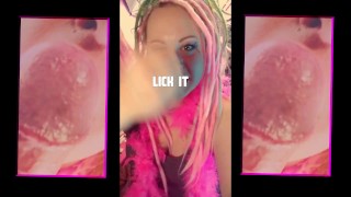 Goddess Lana Directs your cocksucking Session JOI BJ Instructions