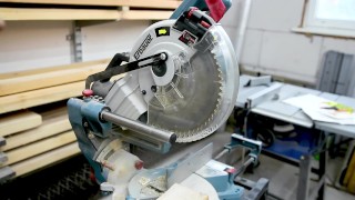 DIY bed 1 - Miter saw disc changing
