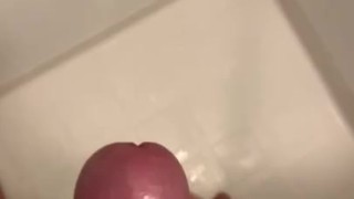 お風呂でオナニー　射精　Mastervation