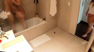 Spying On My Bestie And Her Boyfriend In The Shower