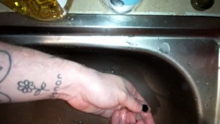 Hand Fetish Trans Man With Big Hands Olive Oil Massage