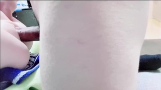 【個人撮影・喘ぎ声あり】　女性向け　素人大学生オナニー　オナホで喘ぎ絶頂、腰振り射精⑤
