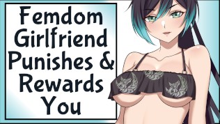Femdom Girlfriend Spanks & Rewards You! 