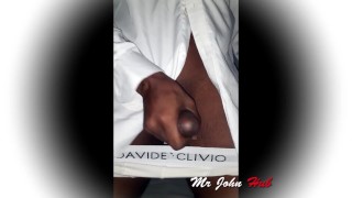 Huge cumshot after office time Handjob one week load cumshot