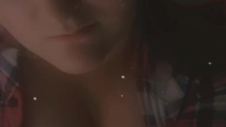 Touching my nipples 
