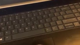 Working jerking and moaning 