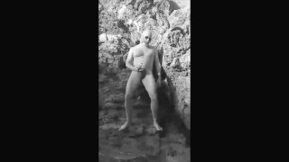 1ncandenza jerks off on Portuguese beaches