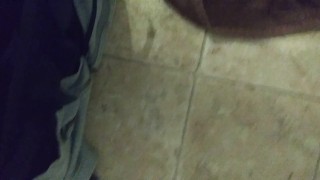 Playing with cock
