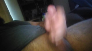 Big bear morning jerk off