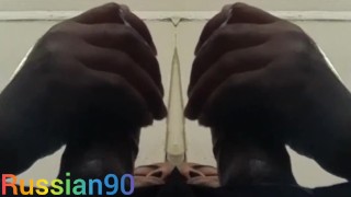 guy jerking off, moaning and lots of CUM!!💦