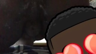 Toy creaming my hole