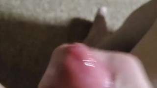 Femboy cums hard and keeps stroking