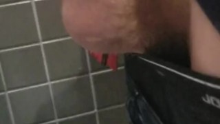 johnholmesjunior in real risky vancouver public baylthroom flashing hard on and cum PT1