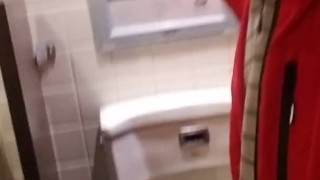 johnholmesjunior in real risky vancouver public baylthroom flashing hard on and cum PT2