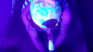 Blacklight Femboy Blowjob POV