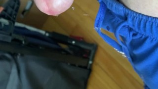 Pee on the floor in living room