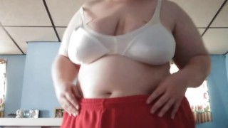 Bbw strip tease 