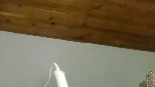 Magic Wand makes her cum again 