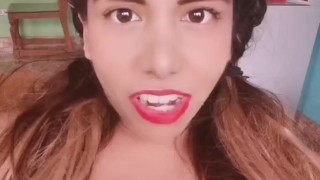 Giantess Debora shrinks you and play with you like a tiny mouse [Buttcrush, Vore, SFX]