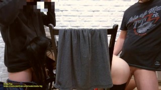 My first sex with two men at the same time, I got a creampie and a cumshot