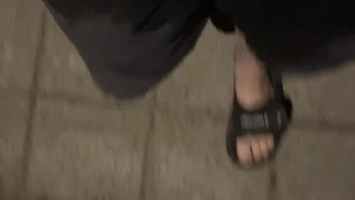 Piss in pants while walking (Public)