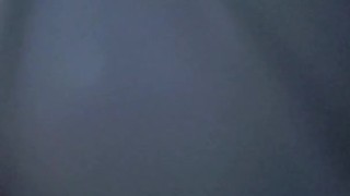 Ginger pissing in public restroom 