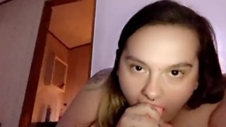 Sucking on a big pink cock - teaser 