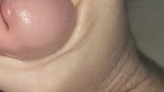 Slow motion cum shot hot masturbation