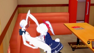 Pokemon Hentai - Cinderace fucks sexy bunny