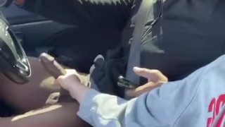 Jocks Do Public Highway Hand Jobs Till They Bust Their Huge Loads