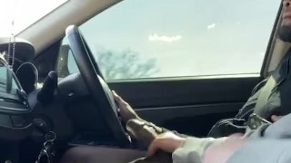 Jocks Do Public Highway Hand Jobs Till They Bust Their Huge Loads