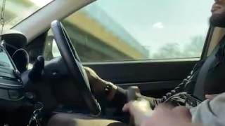 Jocks Do Public Highway Hand Jobs Till They Bust Their Huge Loads