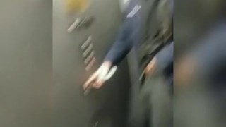 My friends girl friend caught me jacking off in hotel elevator