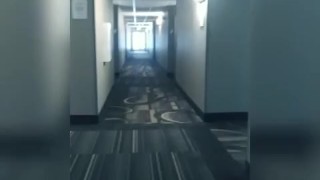 My friends girl friend caught me jacking off in hotel elevator