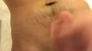 Jerking of for you sluts in the shower