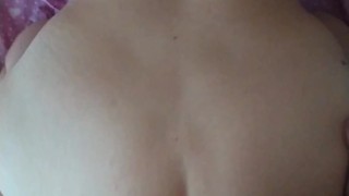 milf is doggystyle and gets cum on ass
