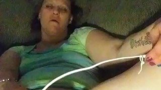 She cums so hard from vibrating thrusting cock!!!!