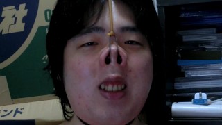 Nose hook masturbation6　No sound