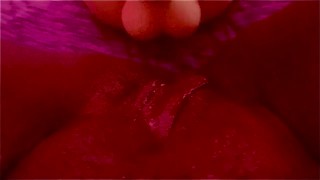 FAT JUICY PUSSY GRINDING ON WHITE COCK!!!