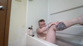 Solo Bubble Bath Orgasms FTM