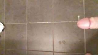 Quick Bathroom Floor Cum Dump
