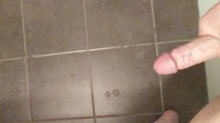 Quick Bathroom Floor Cum Dump