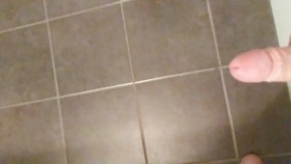 Quick Bathroom Floor Cum Dump