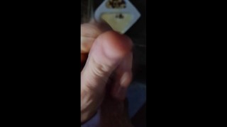 BLUE COLLAR JOHN WANKING WITH YOGURT THEN EAT IT